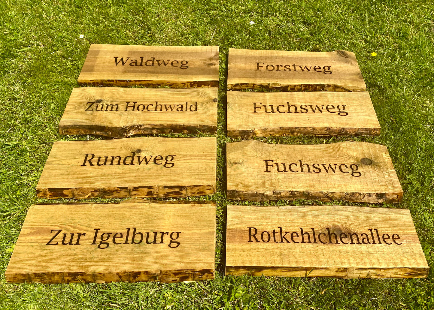Holzschild 45cm Unbesäumt