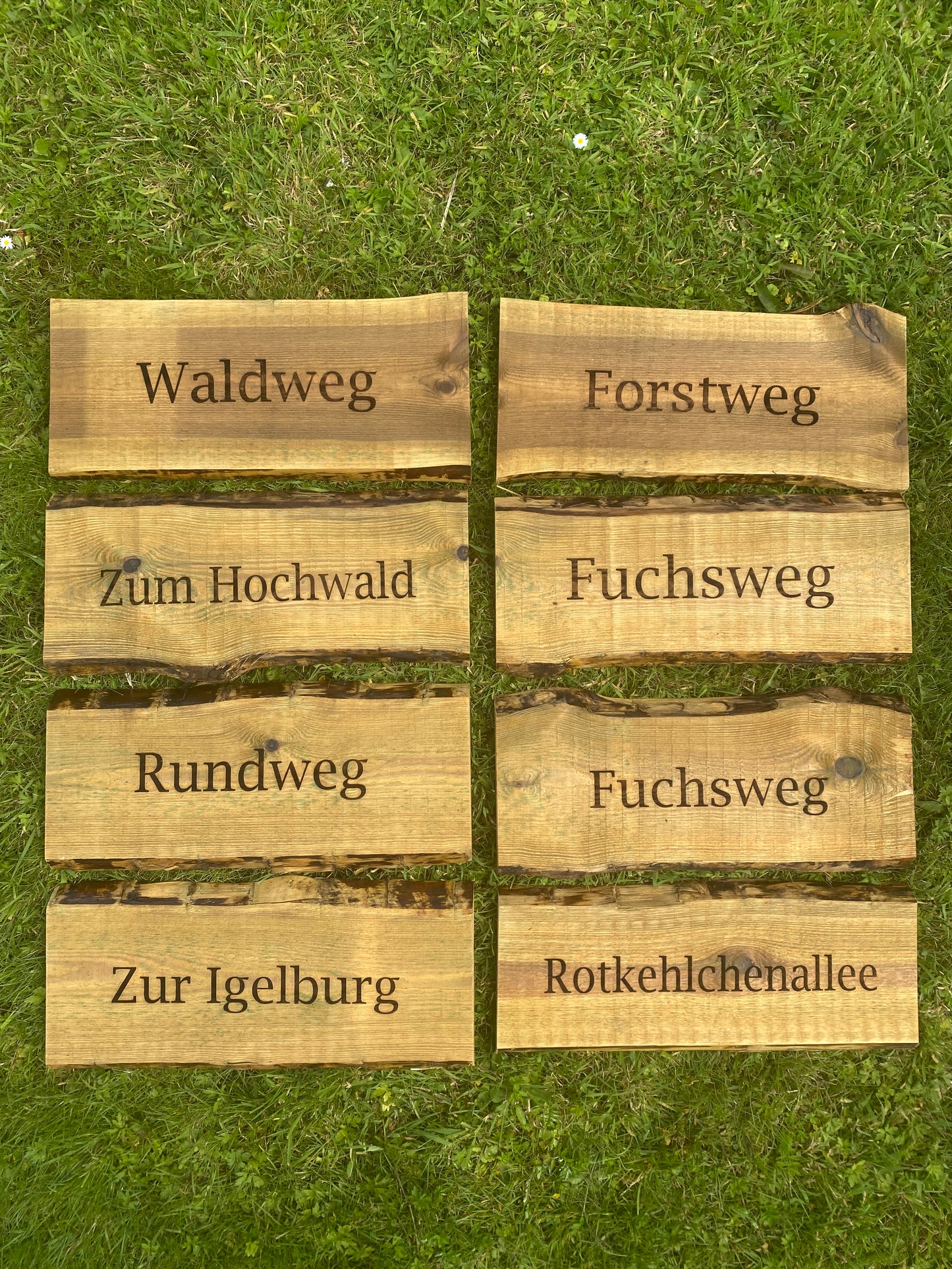 Holzschild 45cm Unbesäumt
