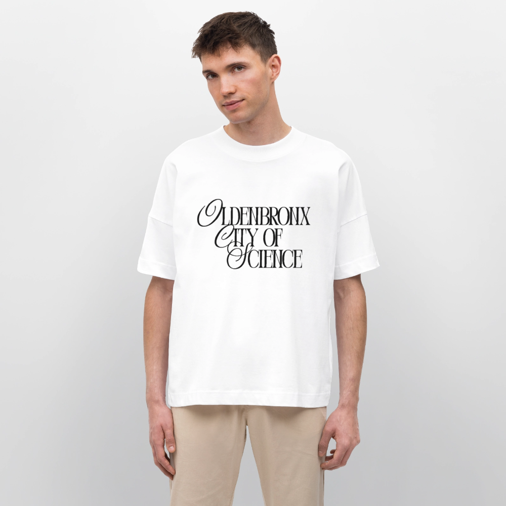 OLDENBRONX Unisex Bio T-Shirt Overzised - Weiß