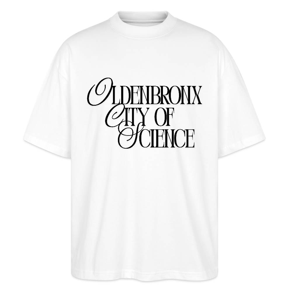 OLDENBRONX Unisex Bio T-Shirt Overzised - Weiß