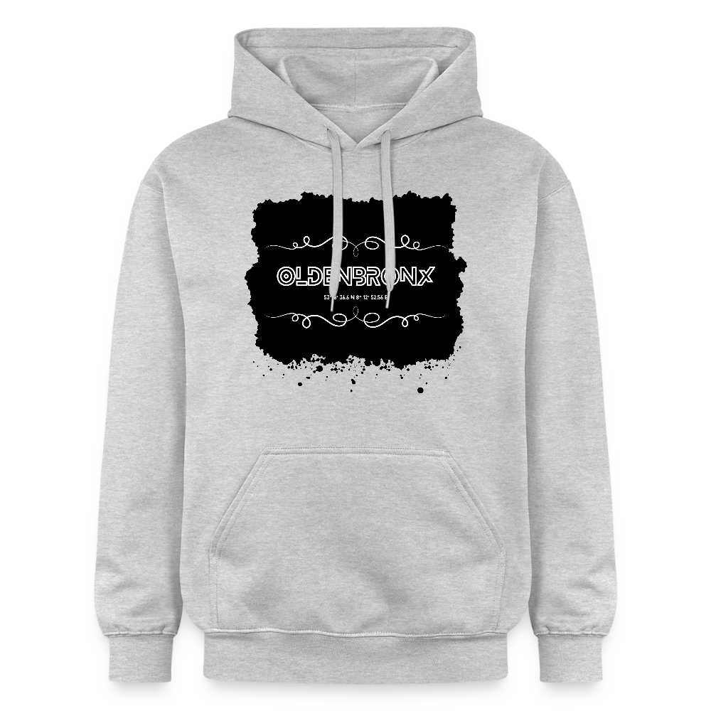 OLDENBRONX Unisex Softstyle® Midweight Hoodie - Hellgrau meliert