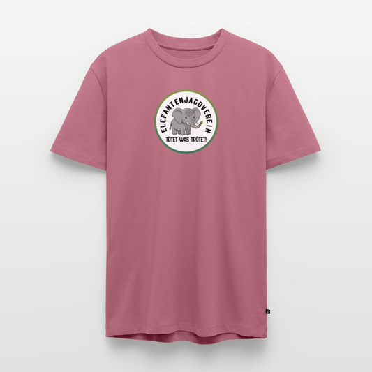 Männer Premium Bio T-Shirt Elefantenjagdverein - Mauve