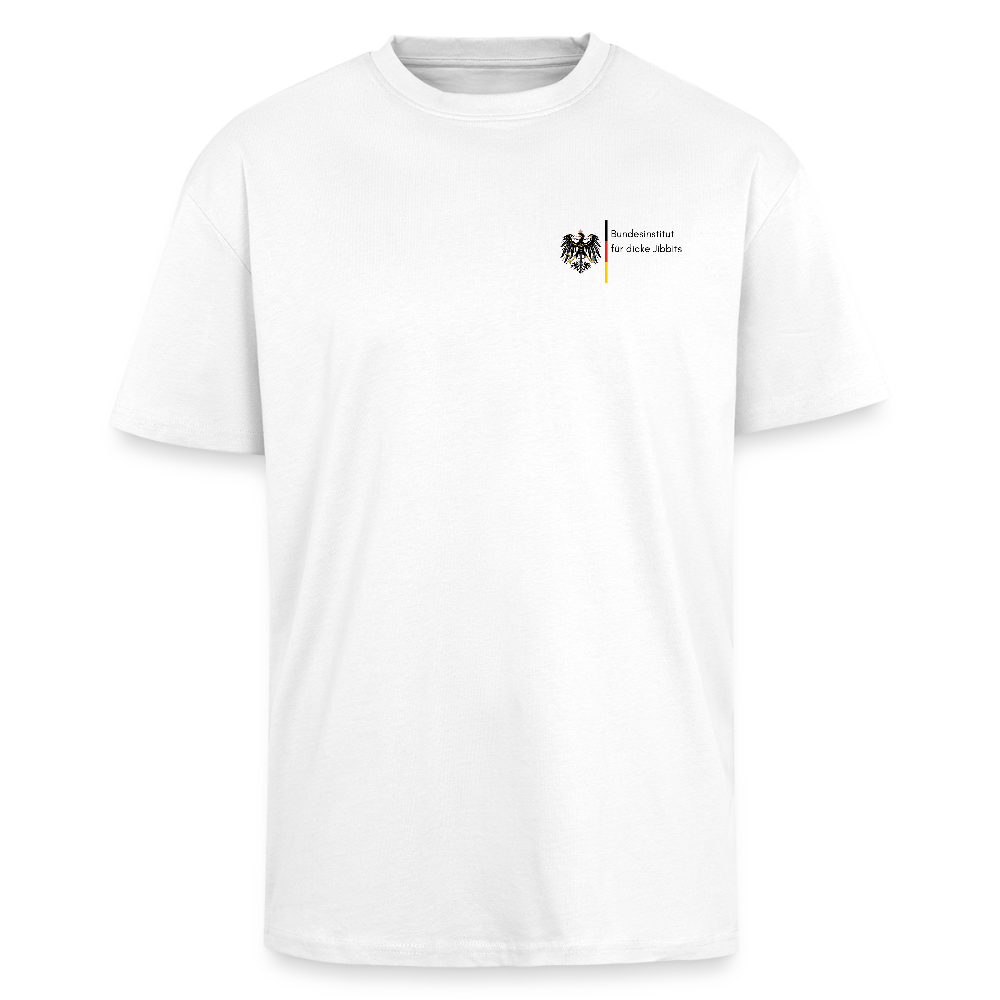 Bundeskammer für lecker Bierchen Heavy Oversize T-Shirt - Weiß