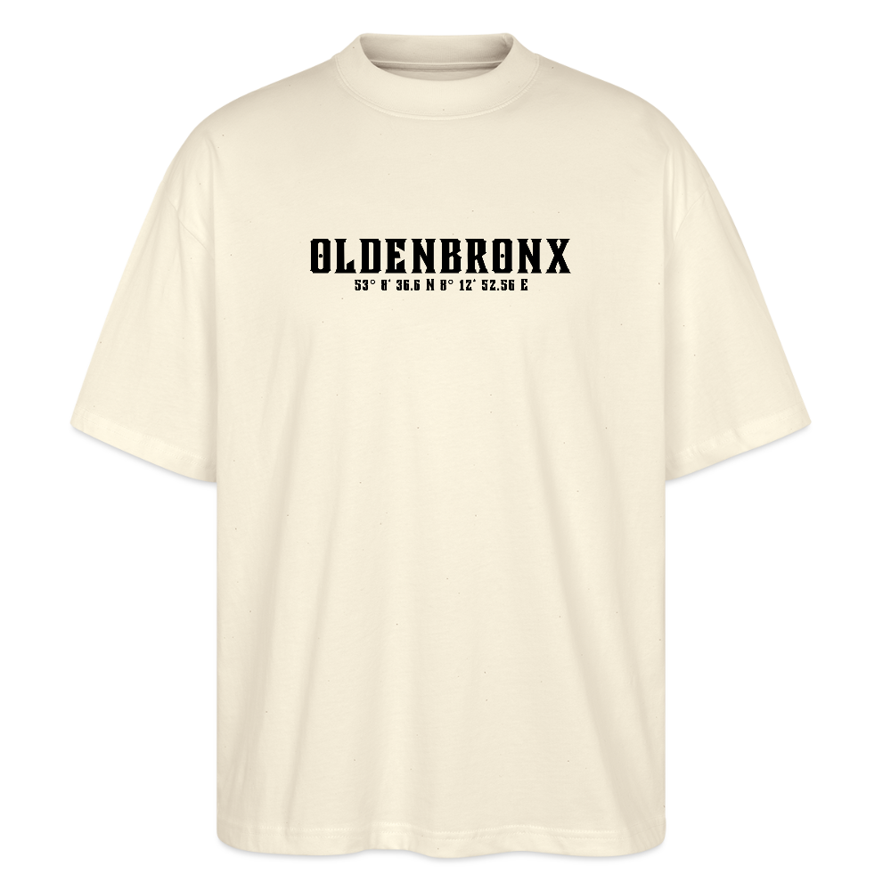 OLDENBRONX Unisex Oversize Bio-T-Shirt - Weißgrau