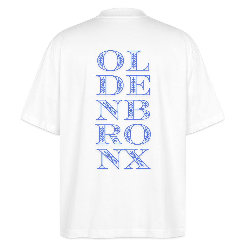 OLDENBRONX Unisex Bio T-Shirt Overzised - Weiß