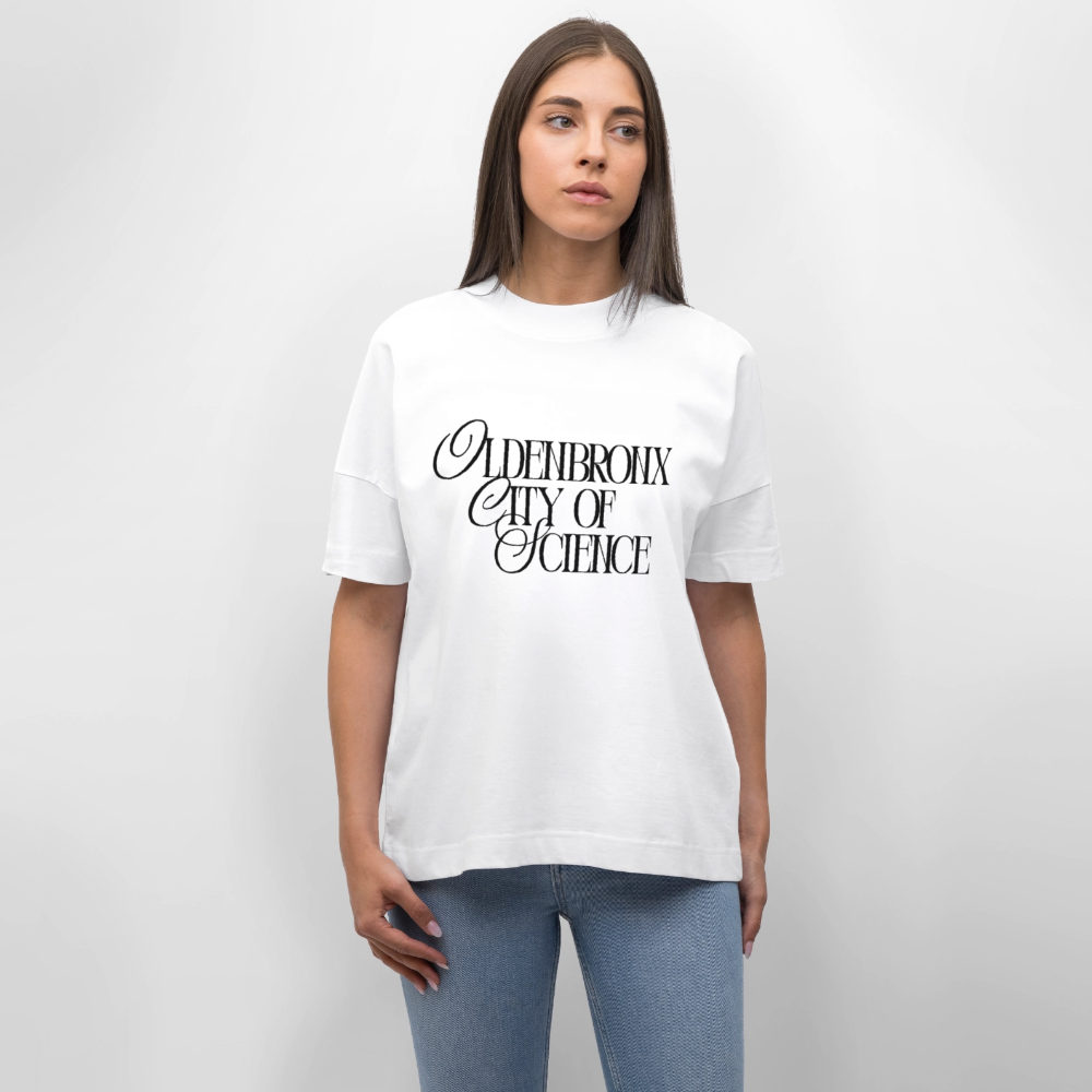 OLDENBRONX Unisex Bio T-Shirt Overzised - Weiß