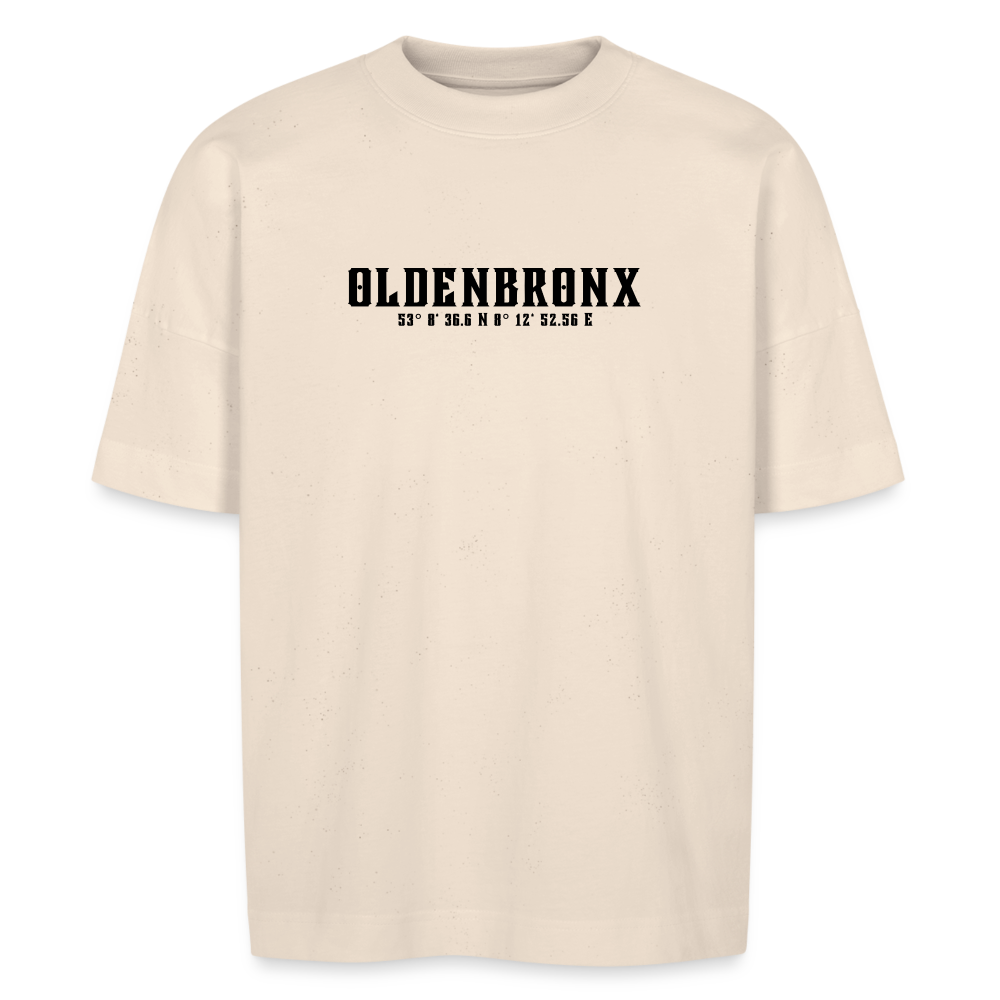 OLDENBRONX Unisex Oversize Bio-T-Shirt - Naturweiß