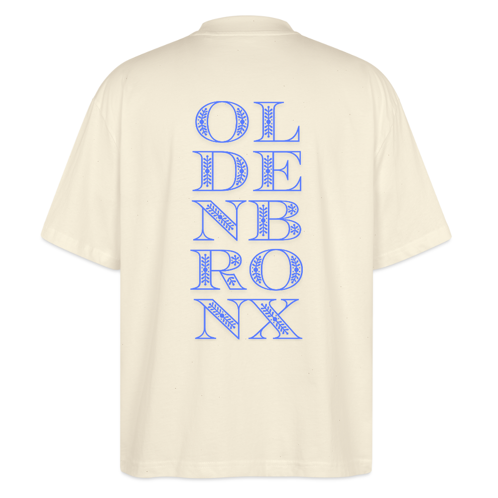 OLDENBRONX Unisex Bio T-Shirt Overzised - Weißgrau