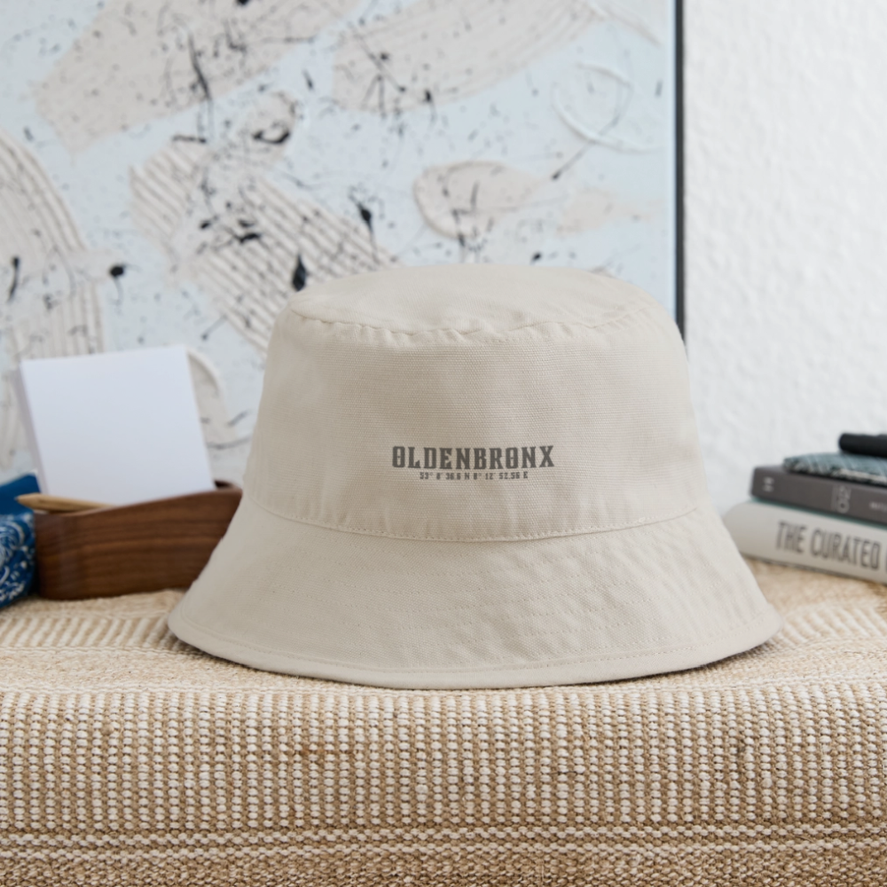 Oldenbronx Bio Bucket Hat - Naturweiß