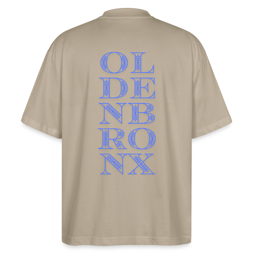 OLDENBRONX Unisex Bio T-Shirt Overzised - Steingrau