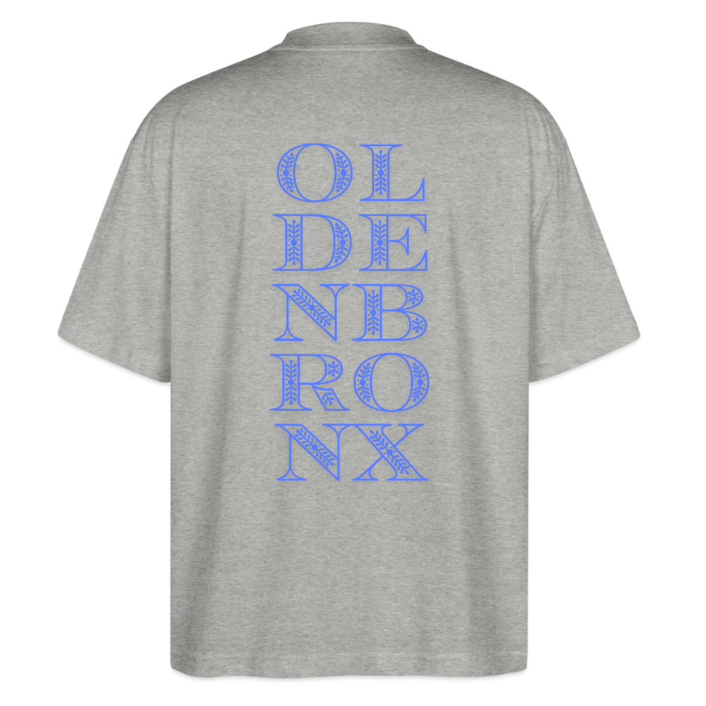 OLDENBRONX Unisex Bio T-Shirt Overzised - Grau meliert