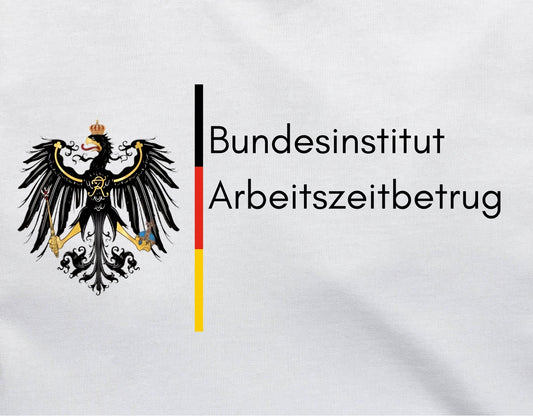 Bundesinstitut Arbeitszeitbetrug Heavy Oversize T-Shirt