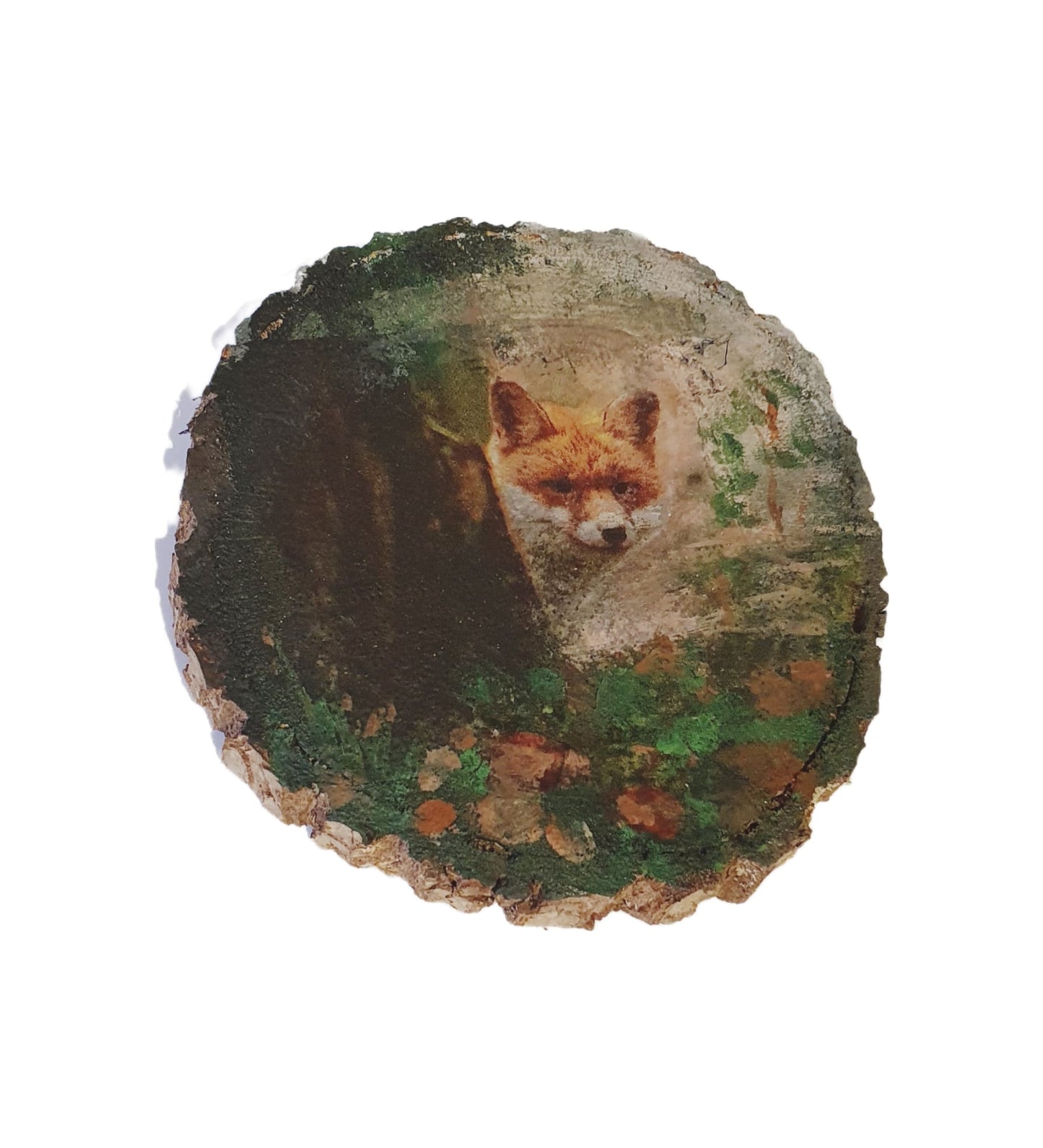 Holzgemälde "Fuchs"