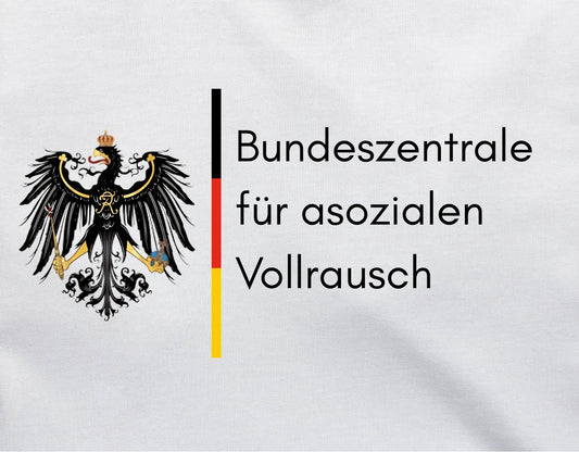 Bundeszentrale für asozialen Vollrausch Heavy Oversize T-Shirt