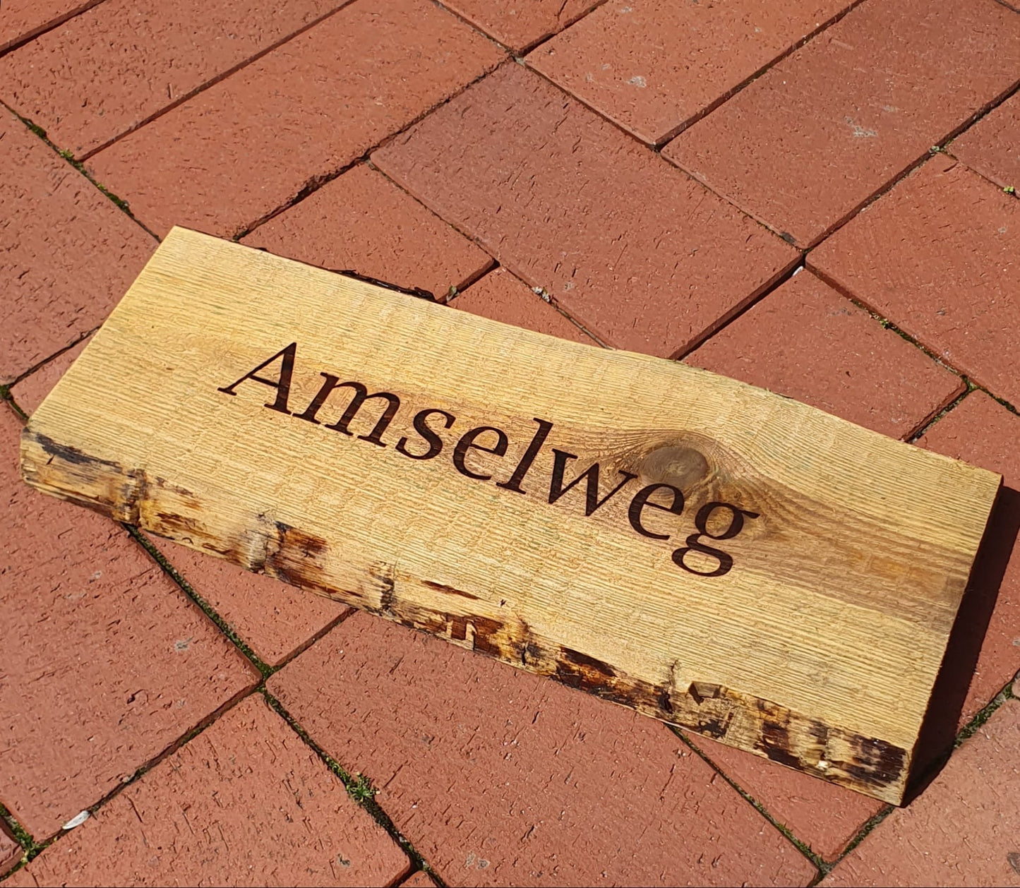 Holzschild 45cm Unbesäumt