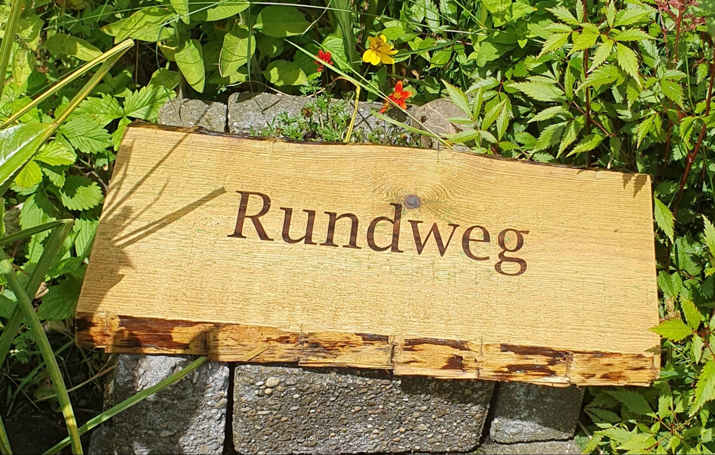 Holzschild 45cm Unbesäumt