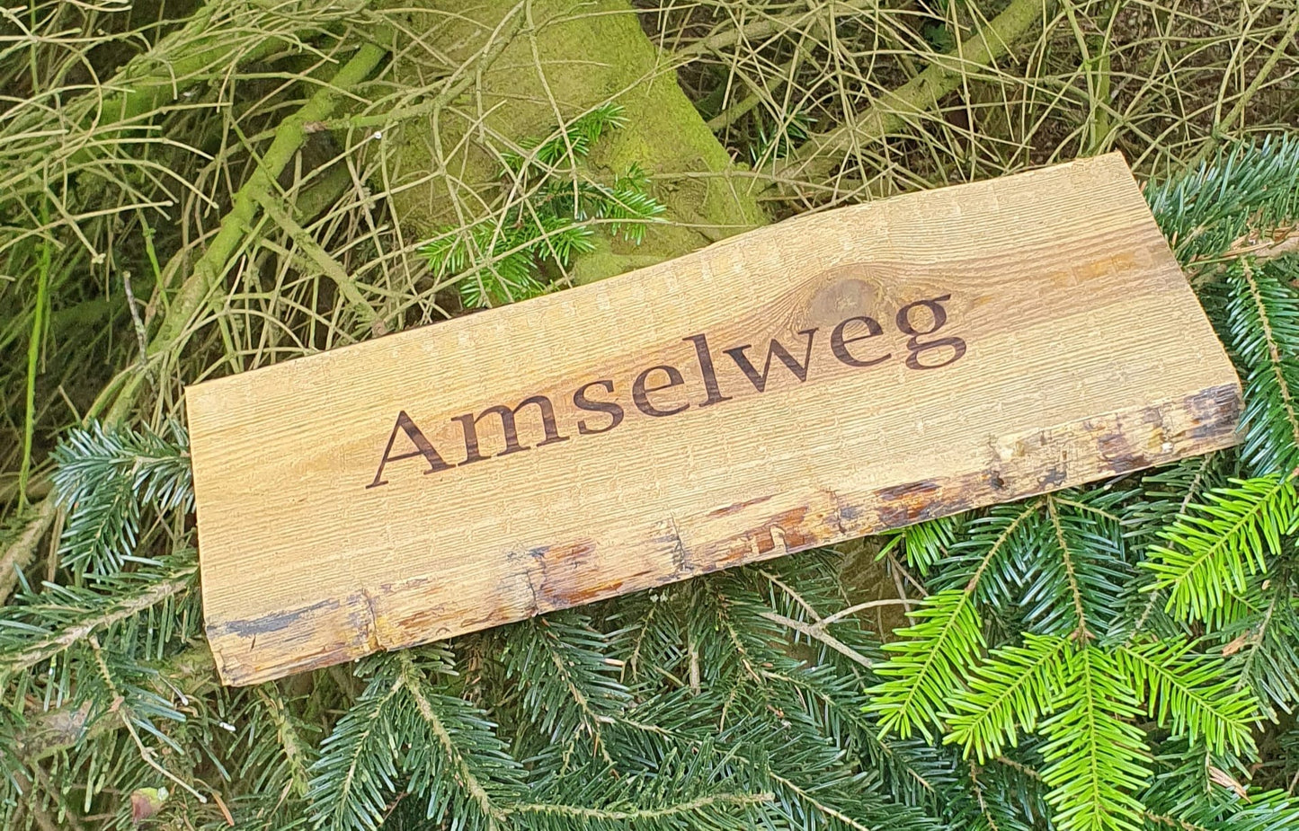 Holzschild 45cm Unbesäumt