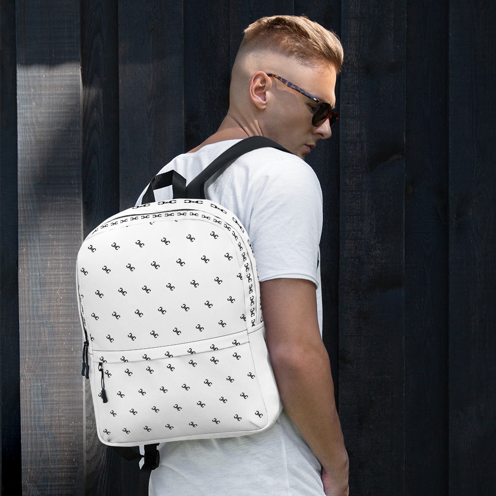 WhiteBackpack AlloverCBC