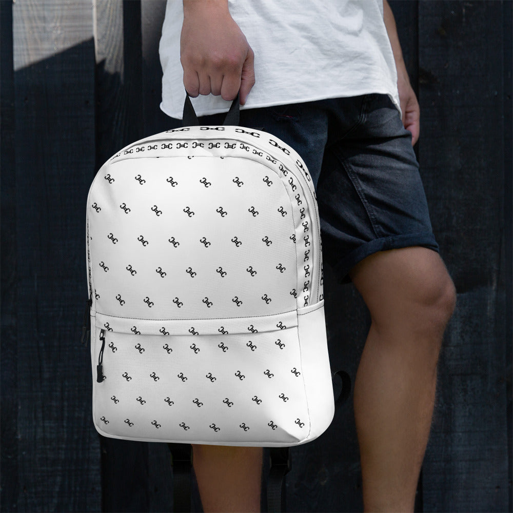 WhiteBackpack AlloverCBC