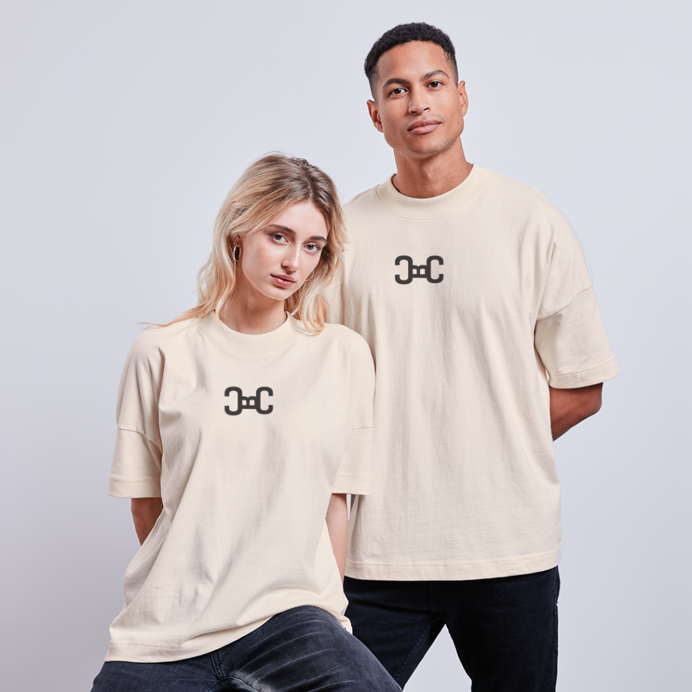 CBC Unisex Oversize Bio-T-Shirt - Naturweiß