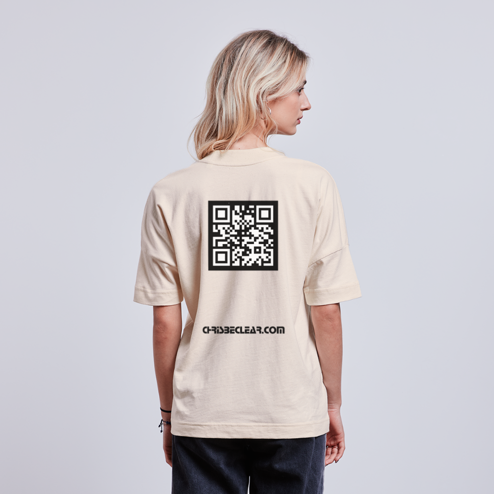 CBC Unisex Oversize Bio-T-Shirt - Naturweiß