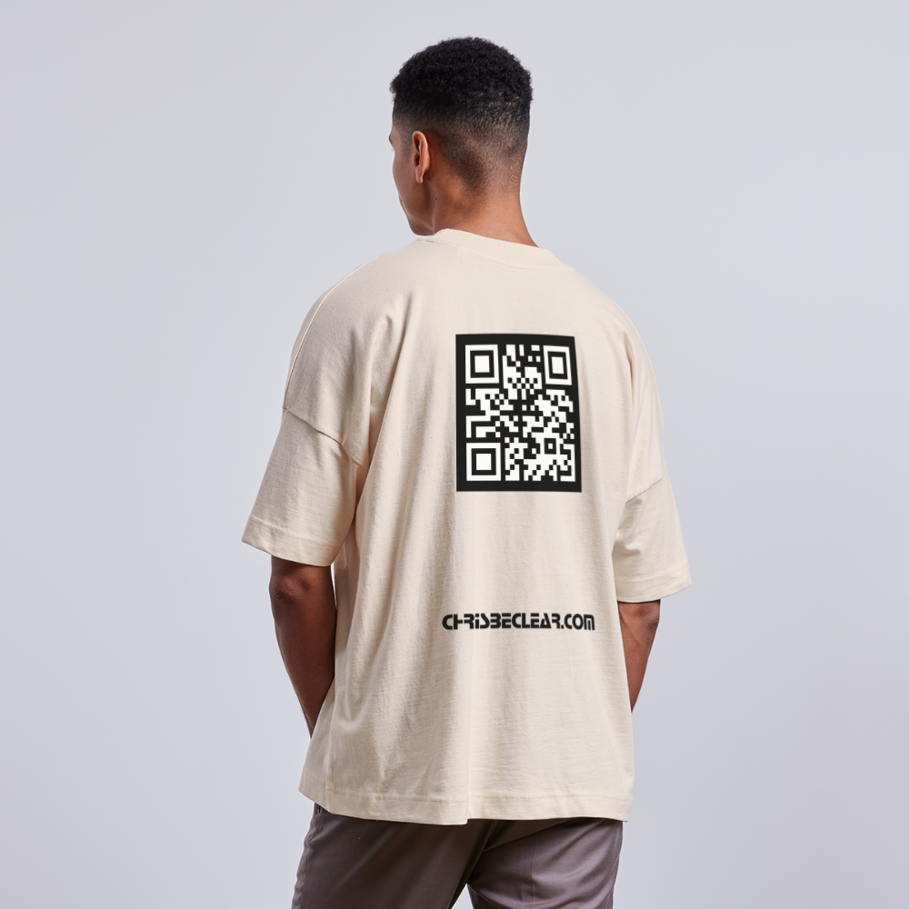 CBC Unisex Oversize Bio-T-Shirt - Naturweiß