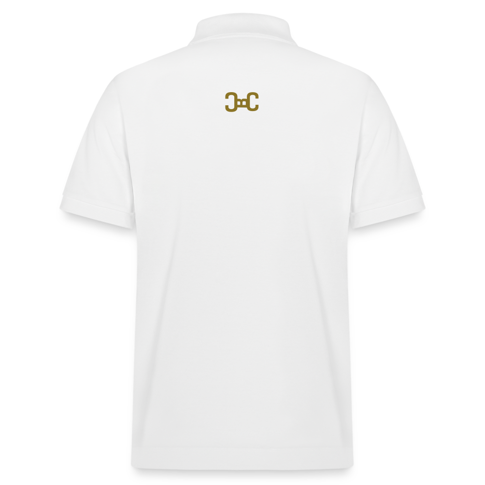 OLDENBRONX Unisex Bio-Poloshirt - weiß