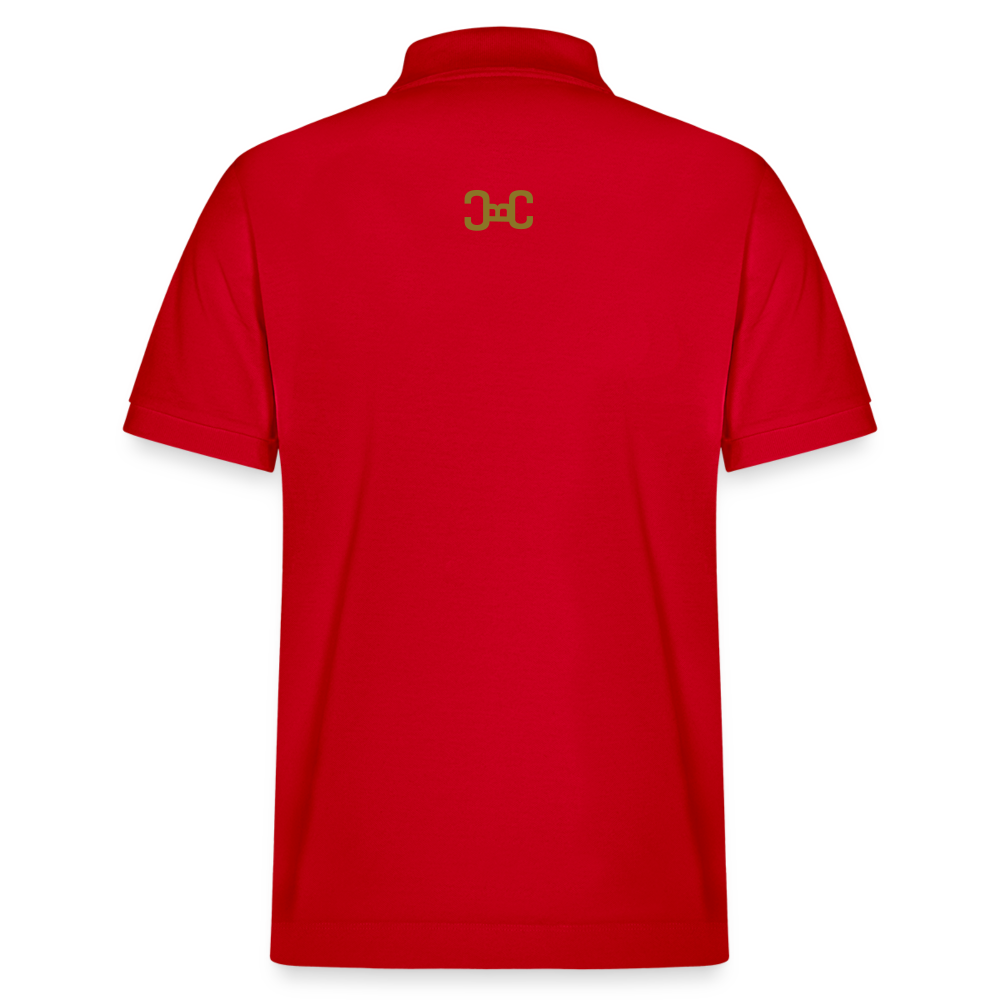 OLDENBRONX Unisex Bio-Poloshirt - Rot