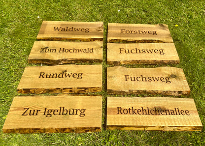 Holzschild 45cm Unbesäumt