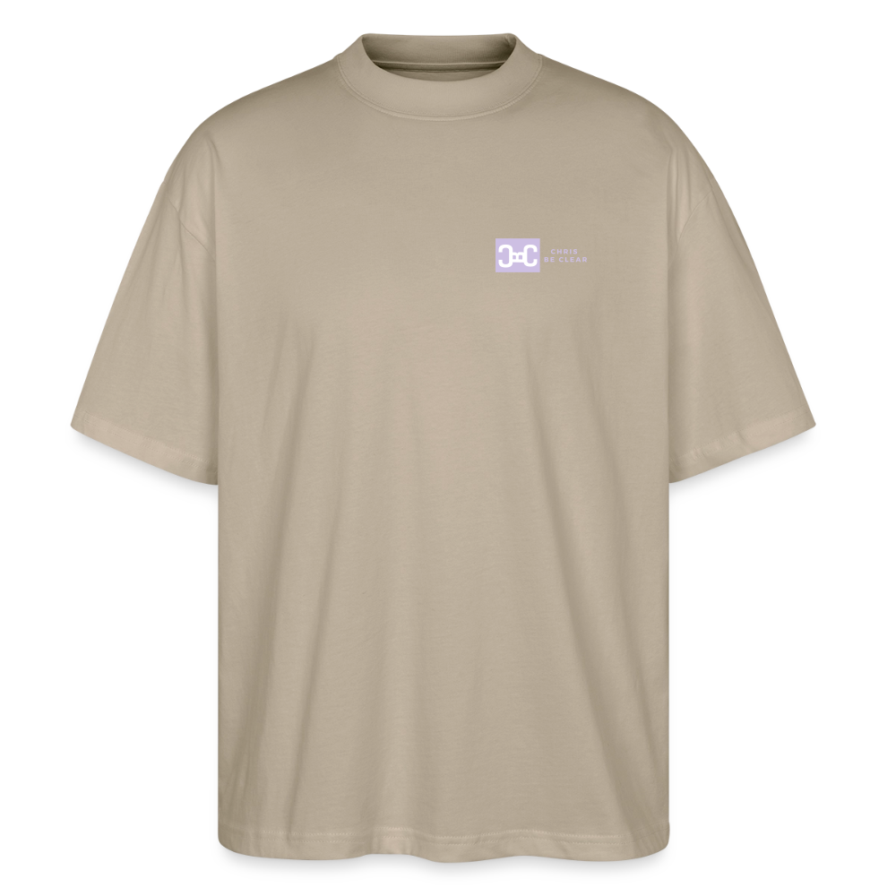 Georges Oversized Unisex Bio T-Shirt - Steingrau