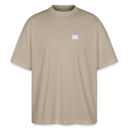 Georges Oversized Unisex Bio T-Shirt - Steingrau