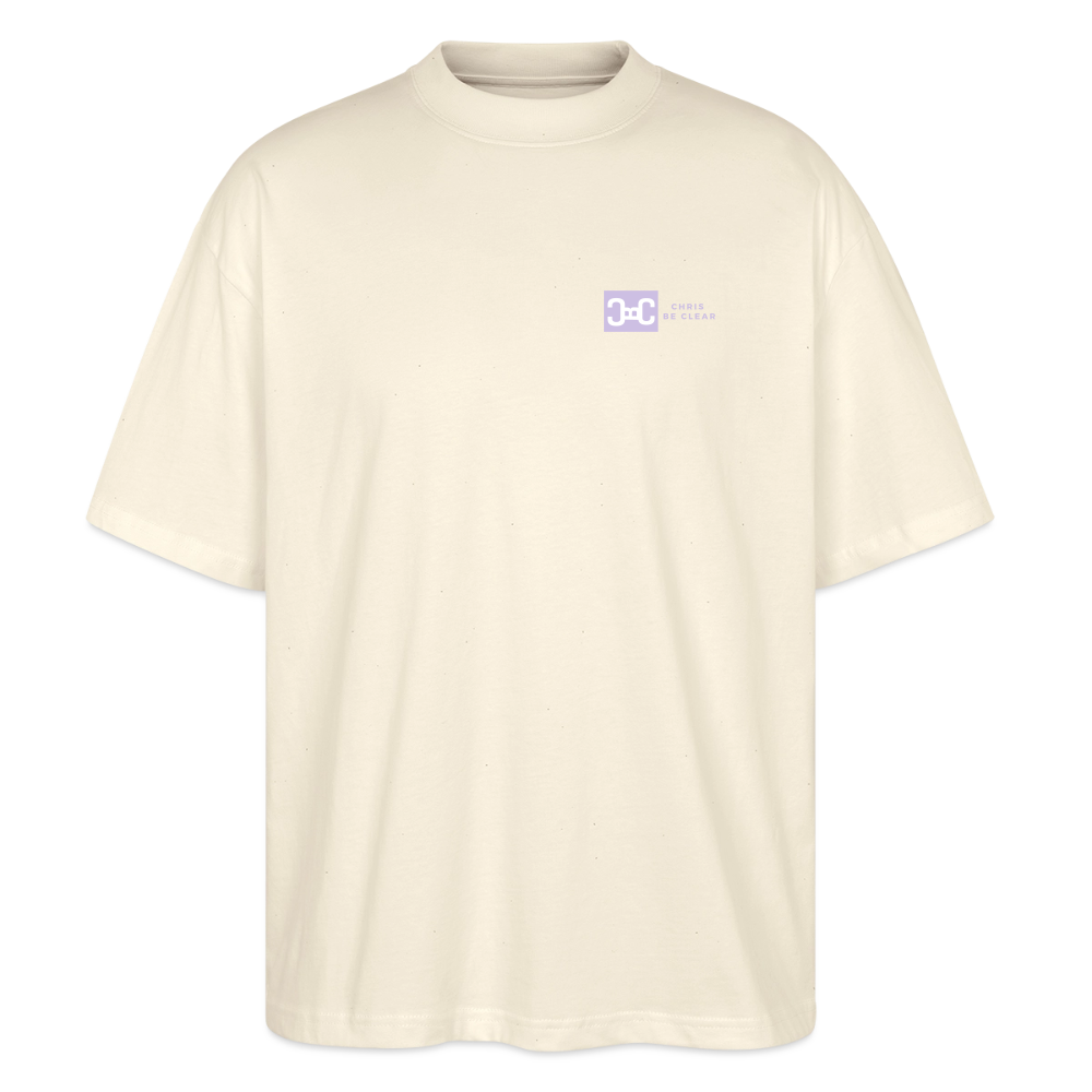 Georges Oversized Unisex Bio T-Shirt - Natur