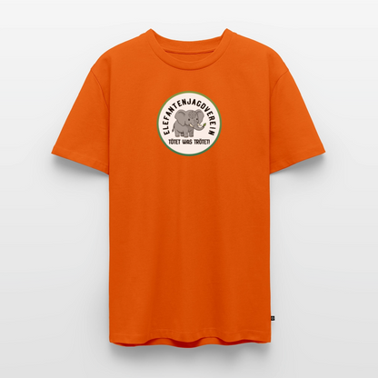 Männer Premium Bio T-Shirt Elefantenjagdverein - Orange 
