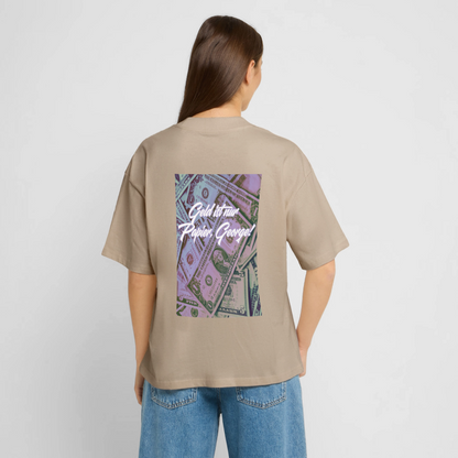 Georges Oversized Unisex Bio T-Shirt - Steingrau
