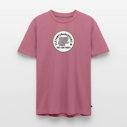 Männer Premium Bio T-Shirt Elefantenjagdverein - Mauve