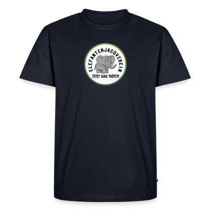 Männer Premium Bio T-Shirt Elefantenjagdverein - Navy