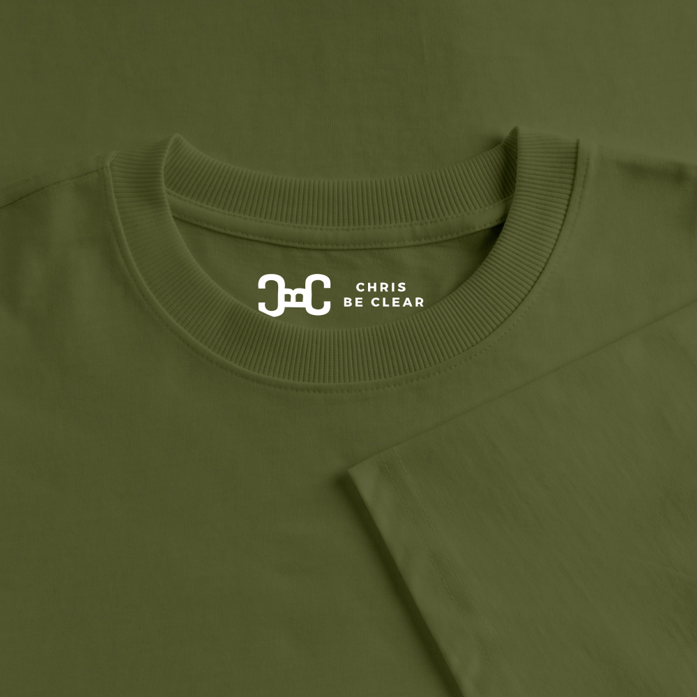 Deutsche Zukunft Oversize Bio-Shirt - Khaki