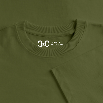Deutsche Zukunft Oversize Bio-Shirt - Khaki