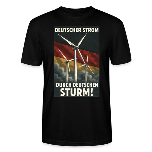 Deutsche Windkraft Shirt - Schwarz