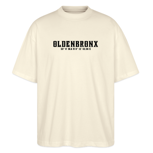 OLDENBRONX Unisex Oversize Bio-T-Shirt - Weißgrau