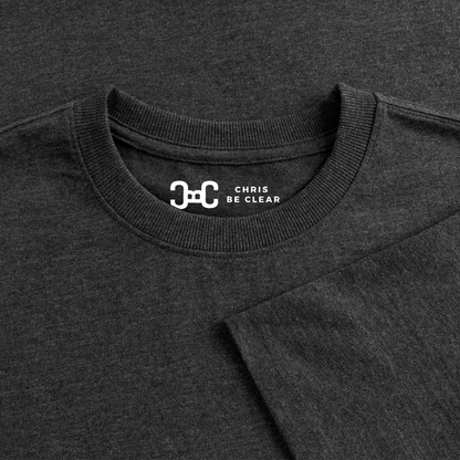 Deutsche Zukunft Oversize Bio-Shirt - Anthrazit meliert