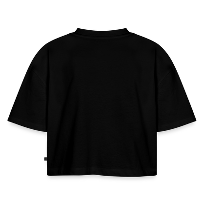 Oversized Bio Cropped T-Shirt OLDENBRONX - Schwarz