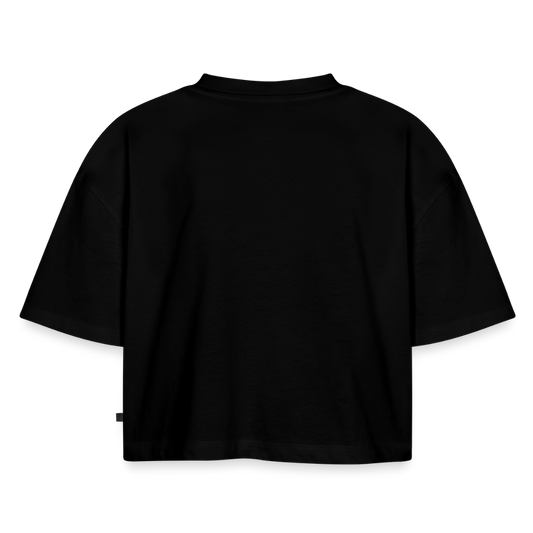 Oversized Bio Cropped T-Shirt OLDENBRONX - Schwarz