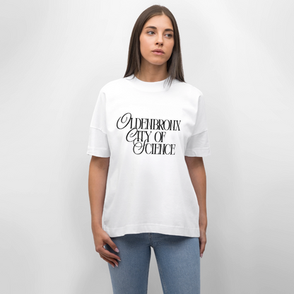 OLDENBRONX Unisex Bio T-Shirt Overzised - Weiß