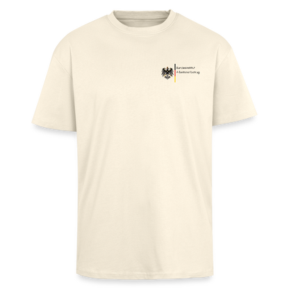 Bundesinstitut Arbeitszeitbetrug Heavy Oversize T-Shirt - Creme