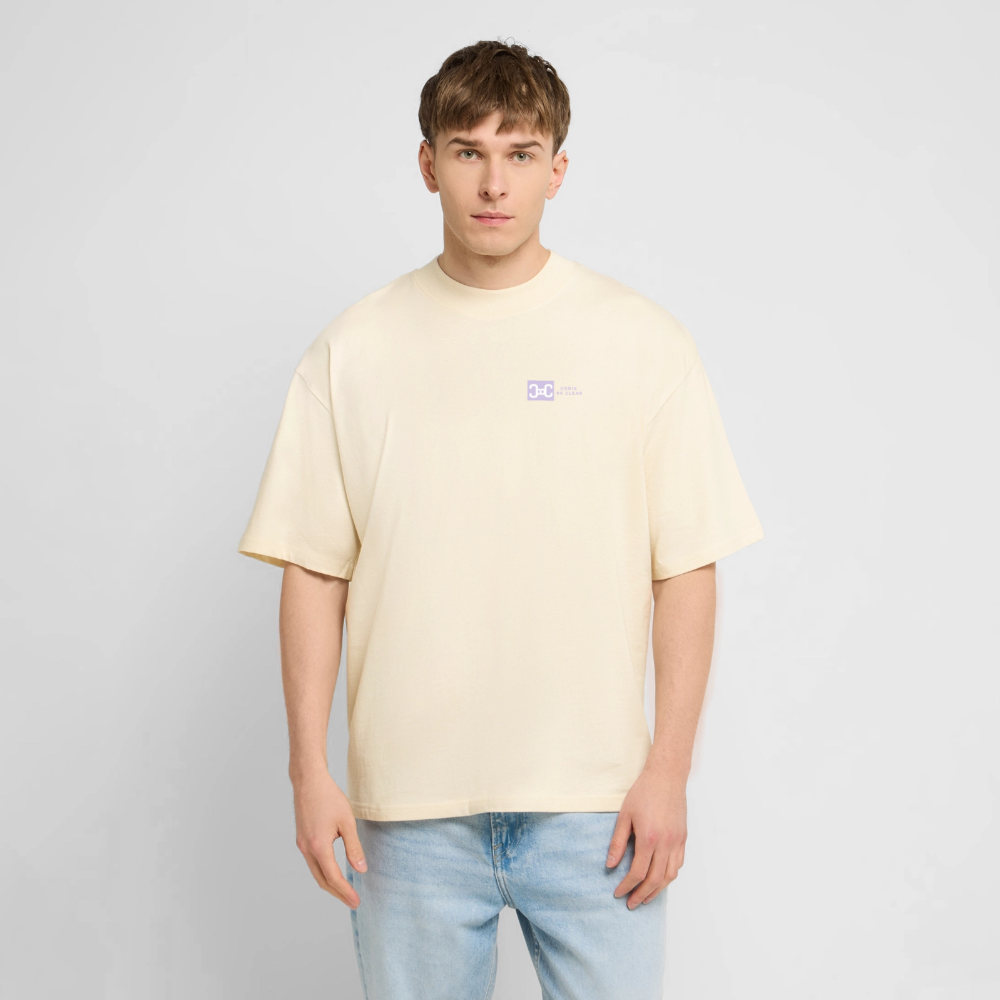 Georges Oversized Unisex Bio T-Shirt - Natur