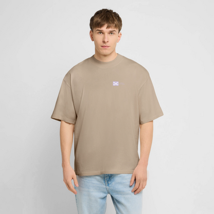 Georges Oversized Unisex Bio T-Shirt - Steingrau