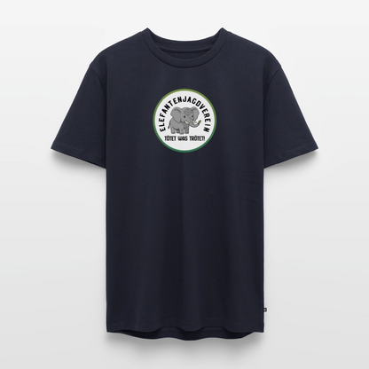 Männer Premium Bio T-Shirt Elefantenjagdverein - Navy