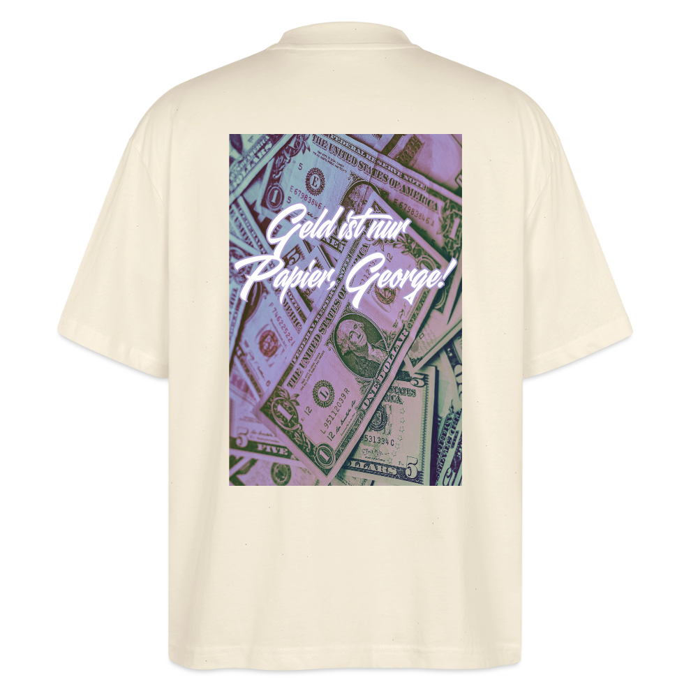 Georges Oversized Unisex Bio T-Shirt - Natur