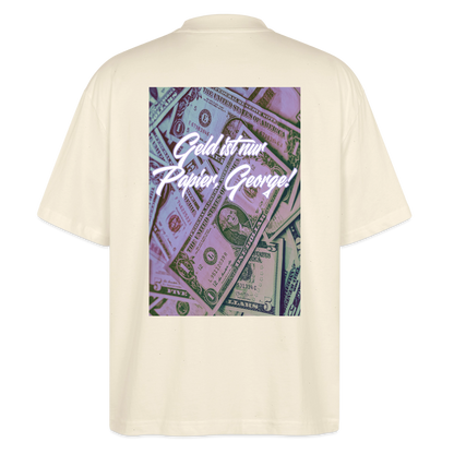Georges Oversized Unisex Bio T-Shirt - Natur